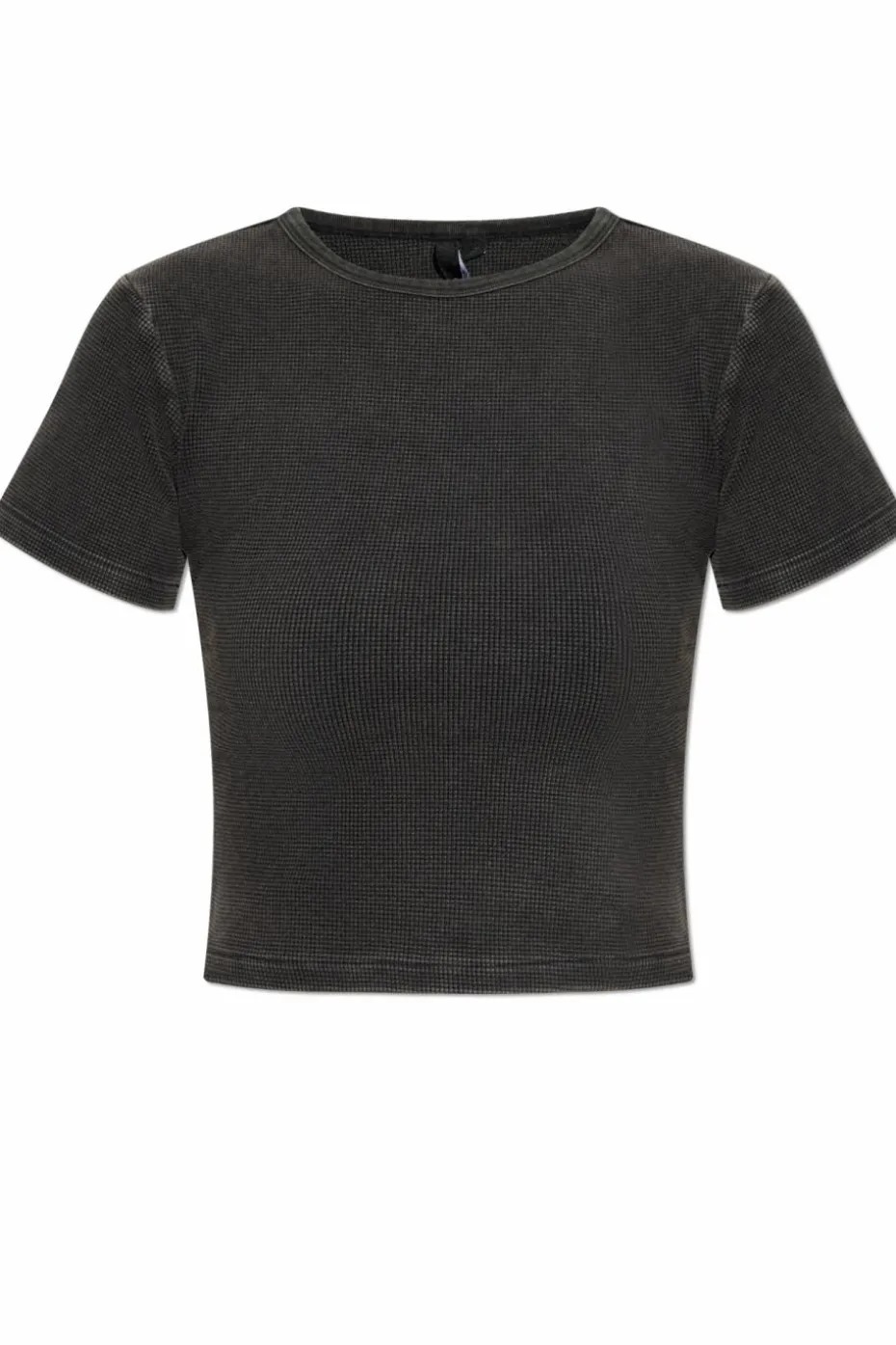 ENTIRE STUDIOS CZARNY T-shirt `Micro Waffle`