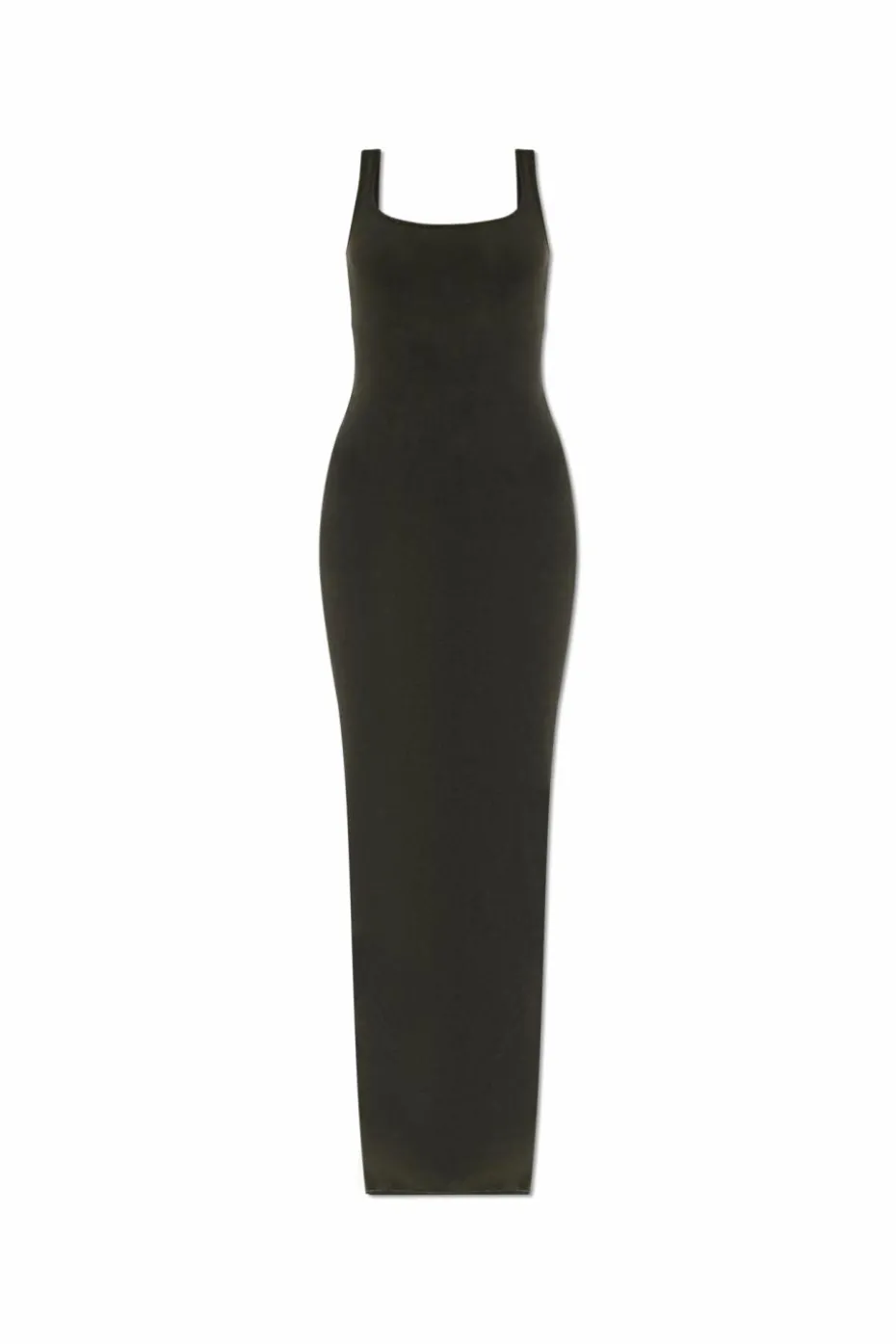 ENTIRE STUDIOS SZARY Sukienka `Square Neck Maxi`