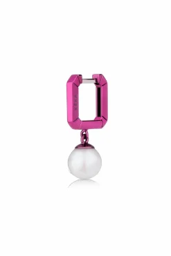 EÉRA RÓŻOWY Pojedynczy kolczyk ` Candy Mini Pearls`