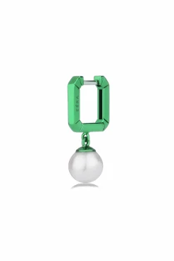 EÉRA ZIELONY Pojedynczy kolczyk `Candy Mini Pearls`