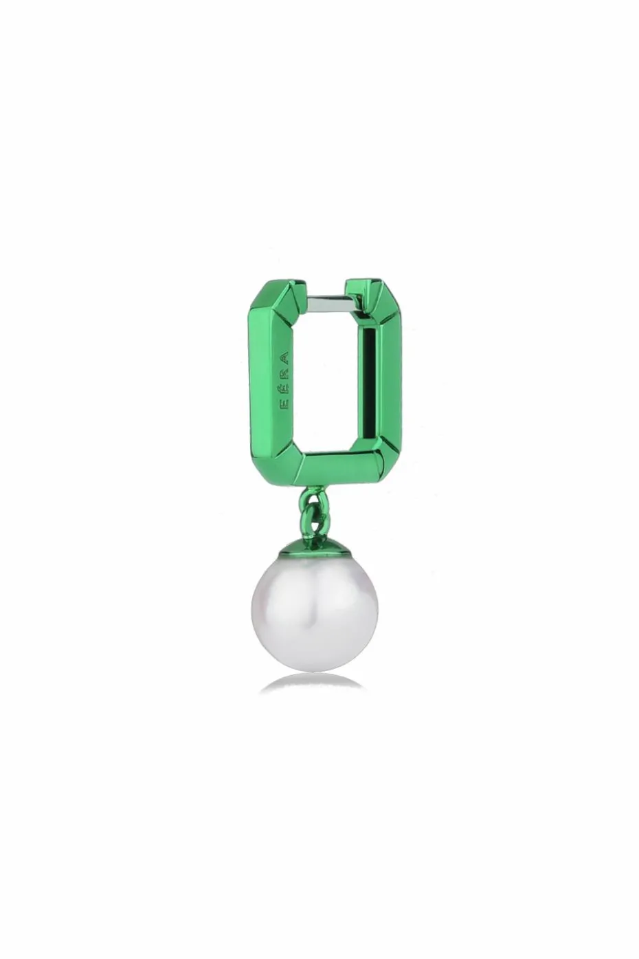 EÉRA ZIELONY Pojedynczy kolczyk `Candy Mini Pearls`