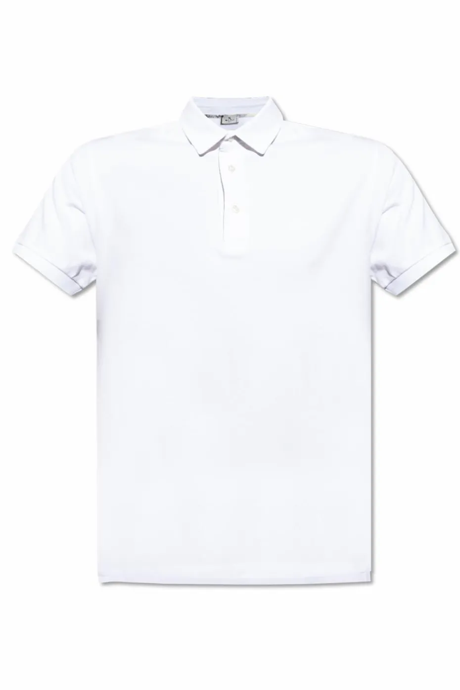 Etro BIAŁY Polo z wyszytym logo