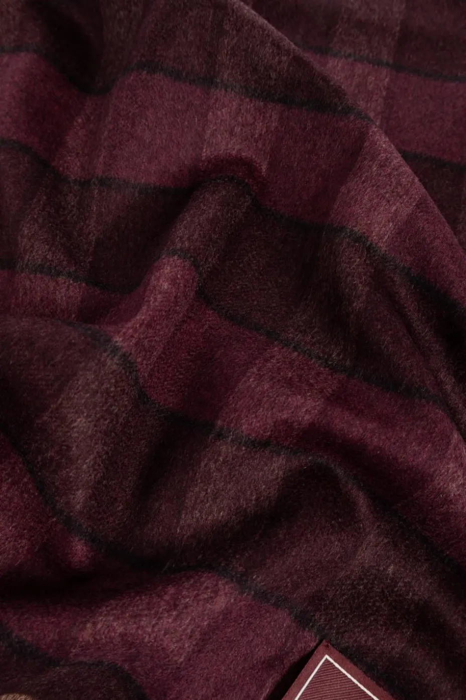 Etro BORDO Szal w kratę