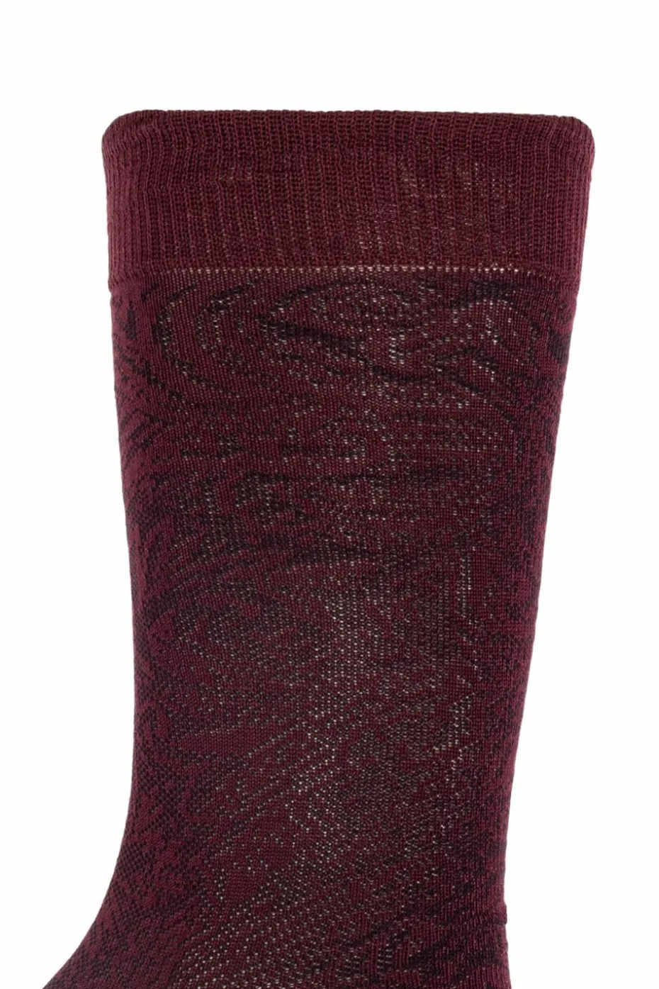 Etro BORDO Wzorzyste skarpety