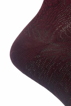 Etro BORDO Wzorzyste skarpety