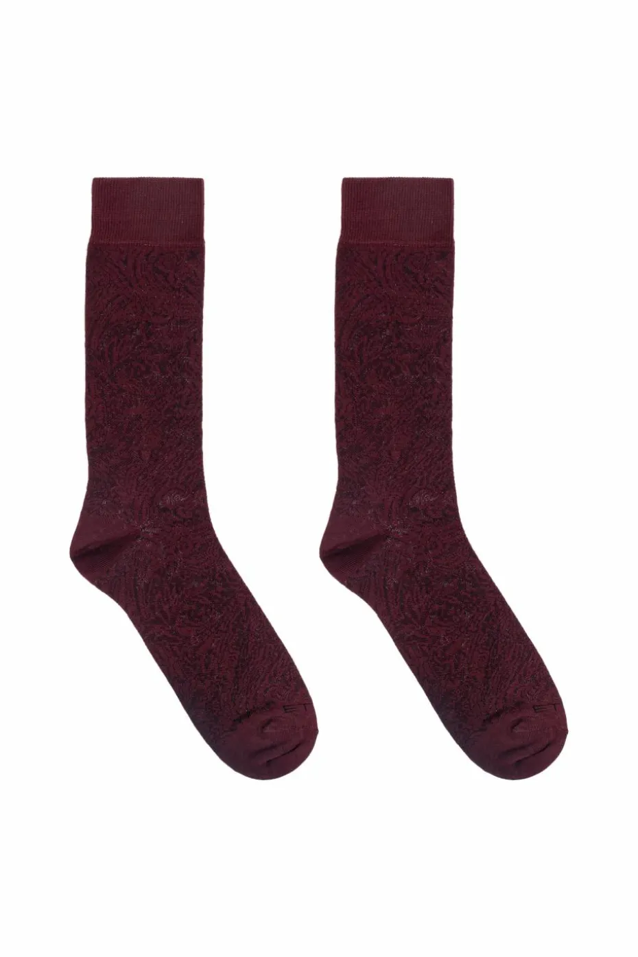 Etro BORDO Wzorzyste skarpety