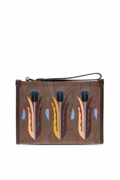 Etro BRĄZOWY Torba do ręki