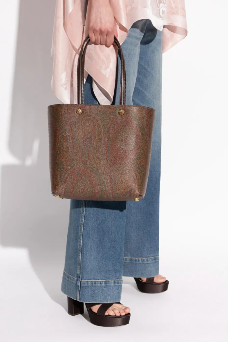 Etro BRĄZOWY Torba typu `shopper`