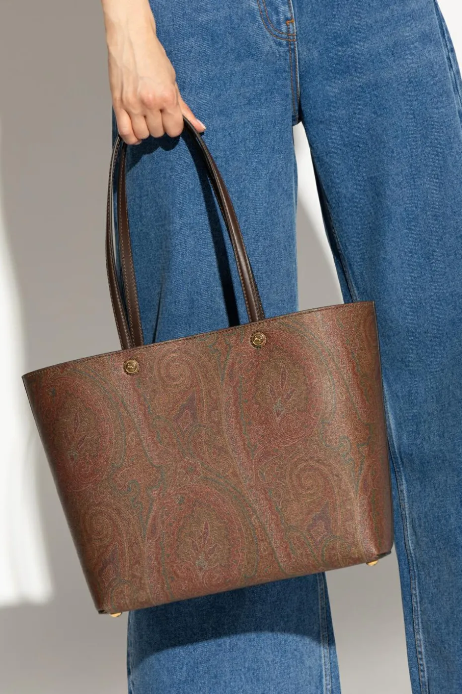 Etro BRĄZOWY Torba typu `shopper`