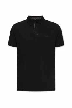 Etro CZARNY Bawełniane polo