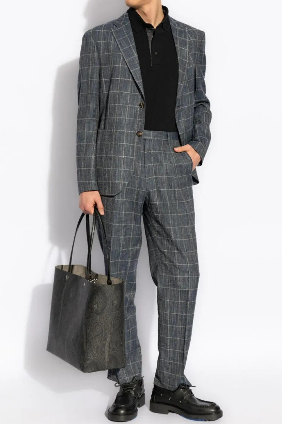 Etro CZARNY Bawełniane polo