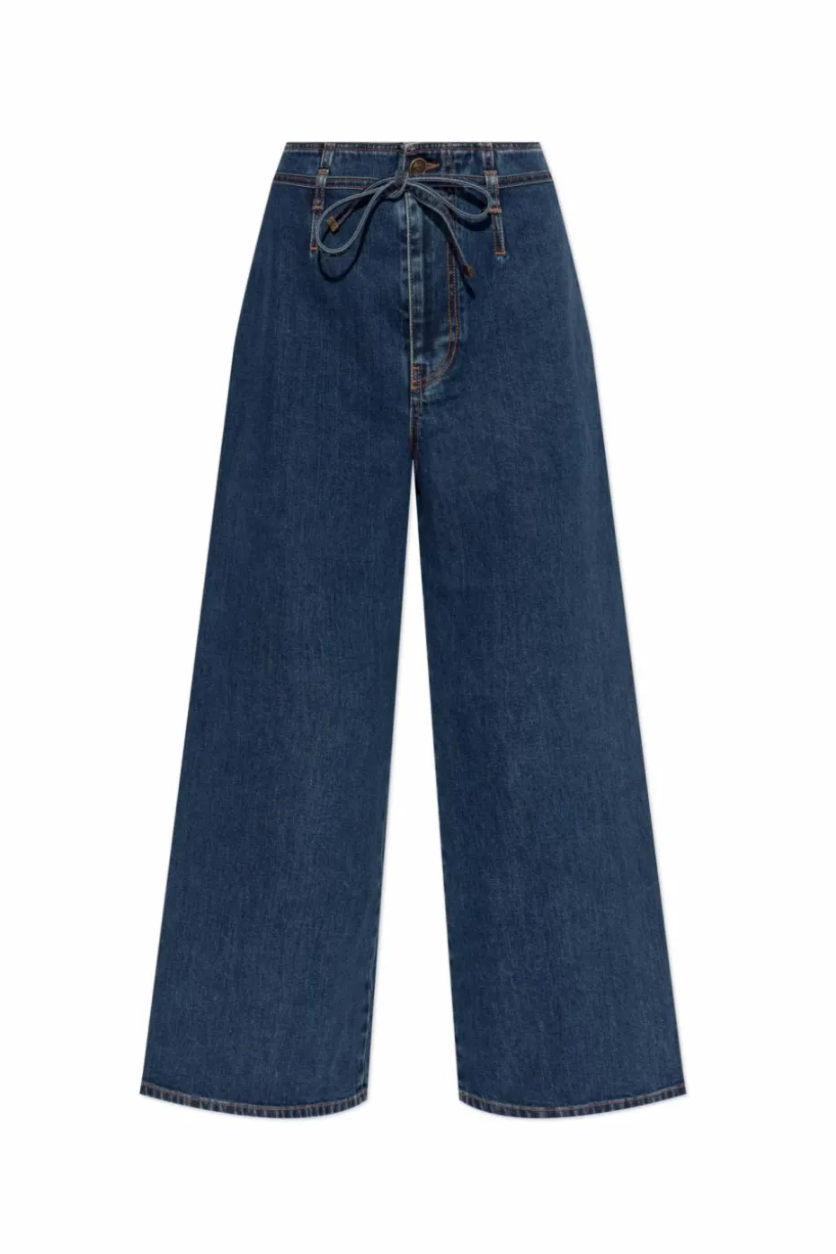 Etro GRANATOWY Jeansy z wysokim stanem