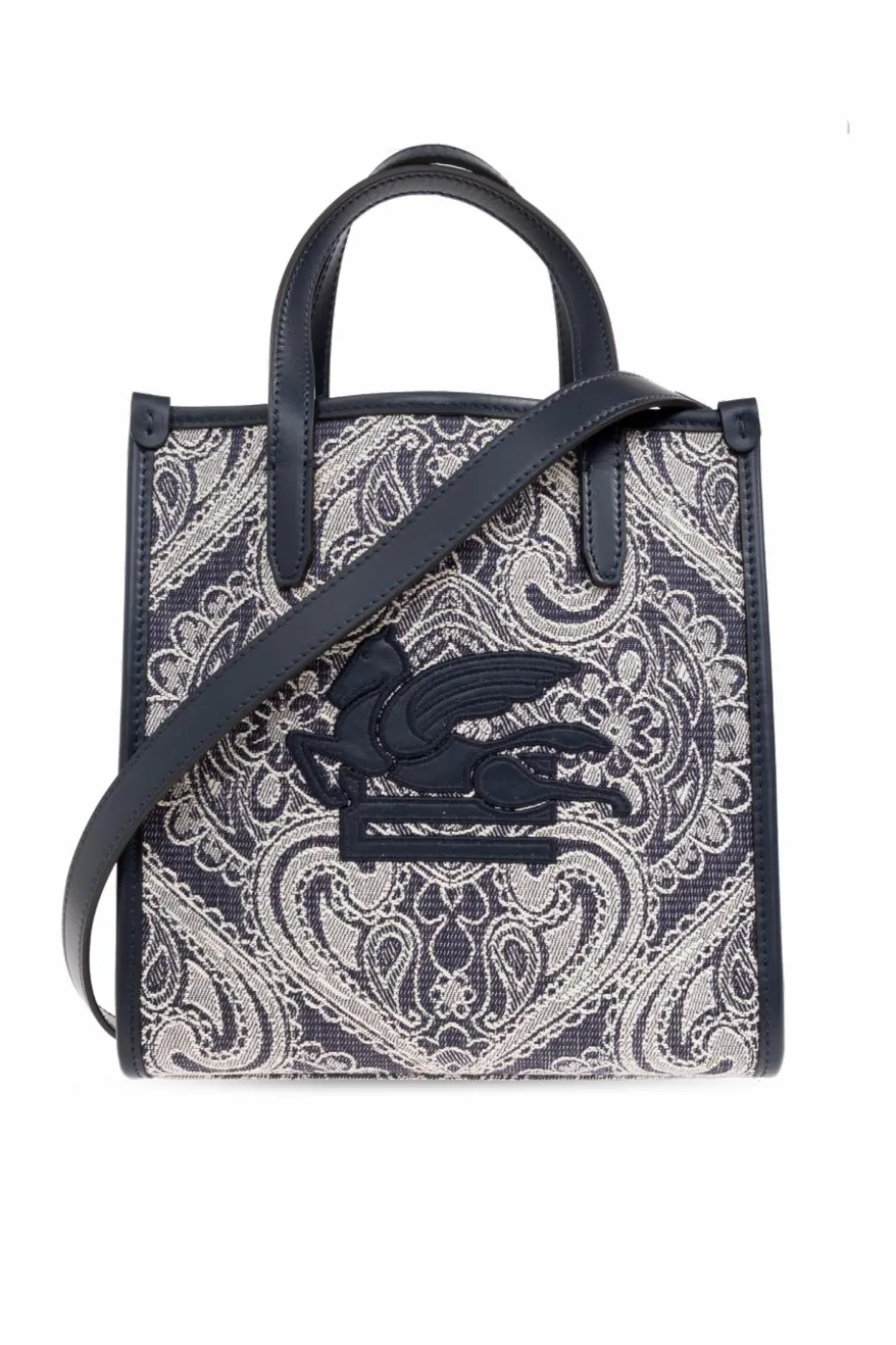 Etro GRANATOWY Torba do ręki