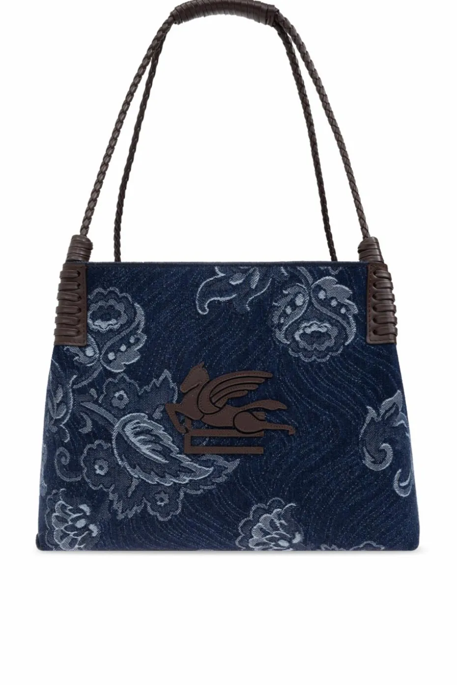 Etro GRANATOWY Torba typu `shopper`
