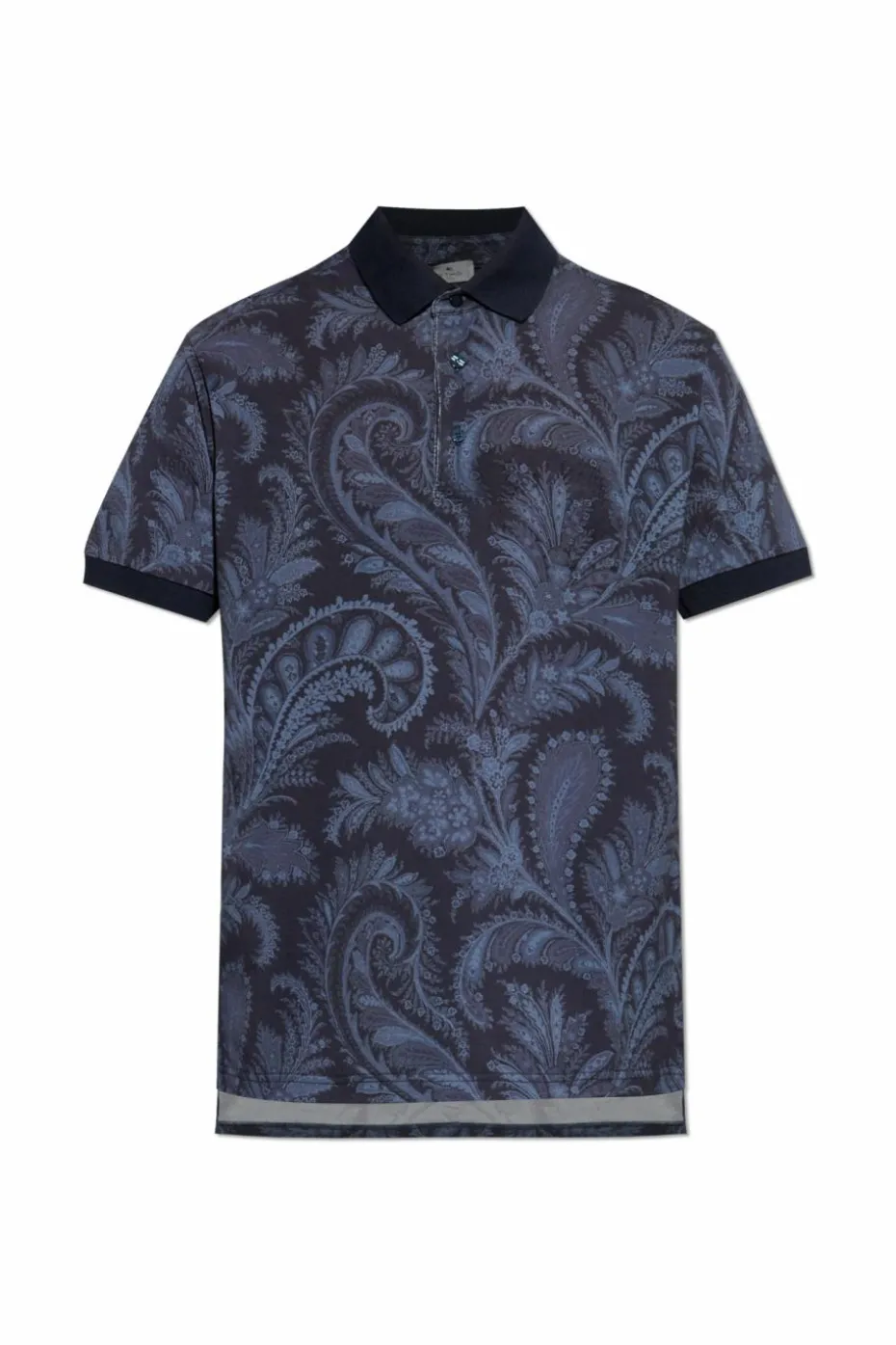 Etro GRANATOWY Wzorzyste polo