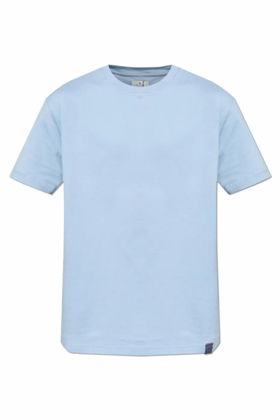 Etro jasnoniebieski T-shirt z okrągłym dekoltem
