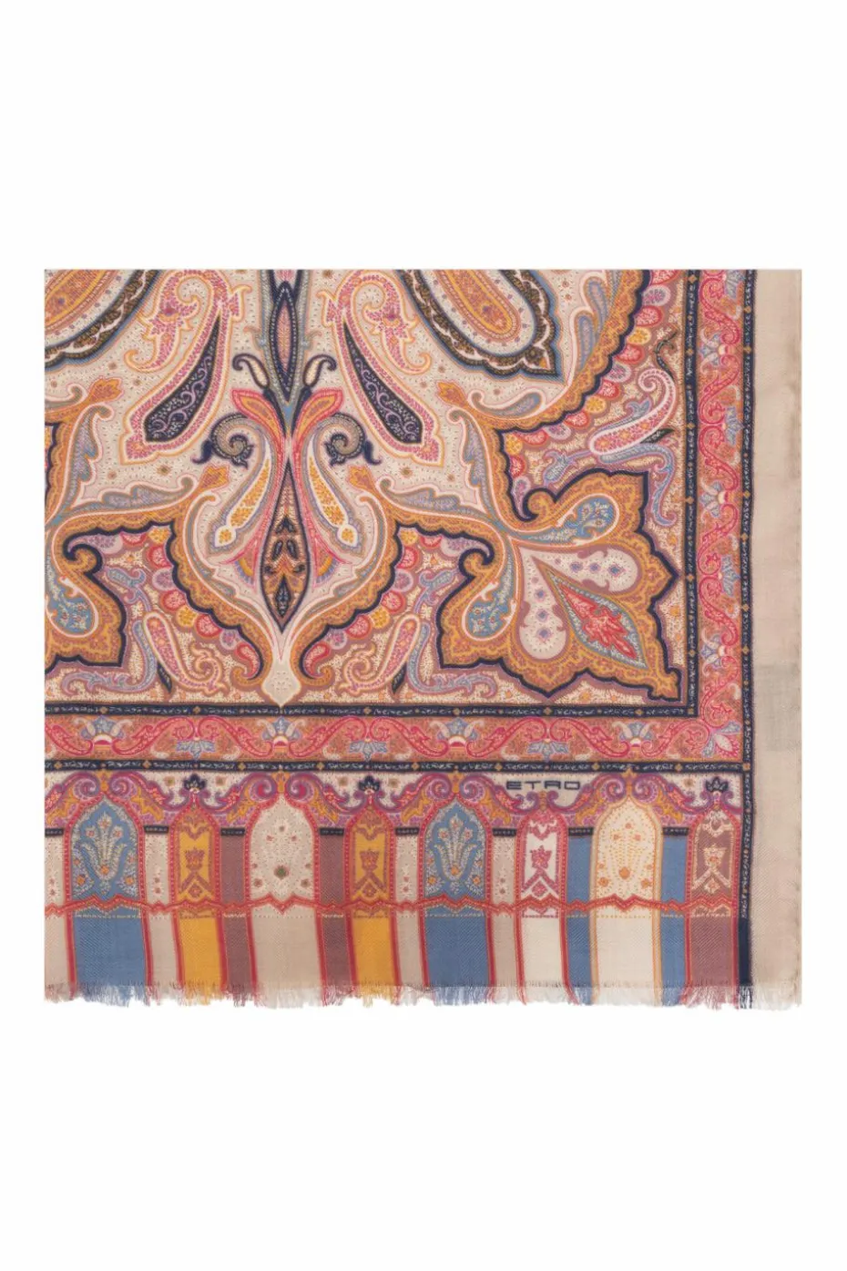 Etro MULTIKOLOR Szal ze wzorem