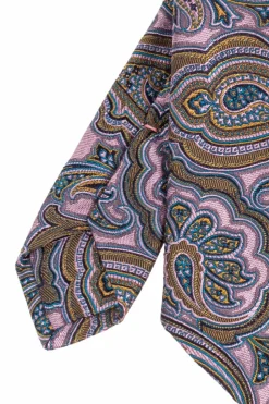 Etro MULTIKOLOR Wzorzysty krawat
