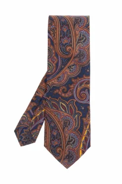 Etro MULTIKOLOR Wzorzysty krawat