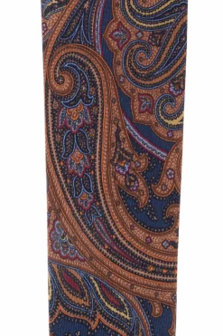 Etro MULTIKOLOR Wzorzysty krawat