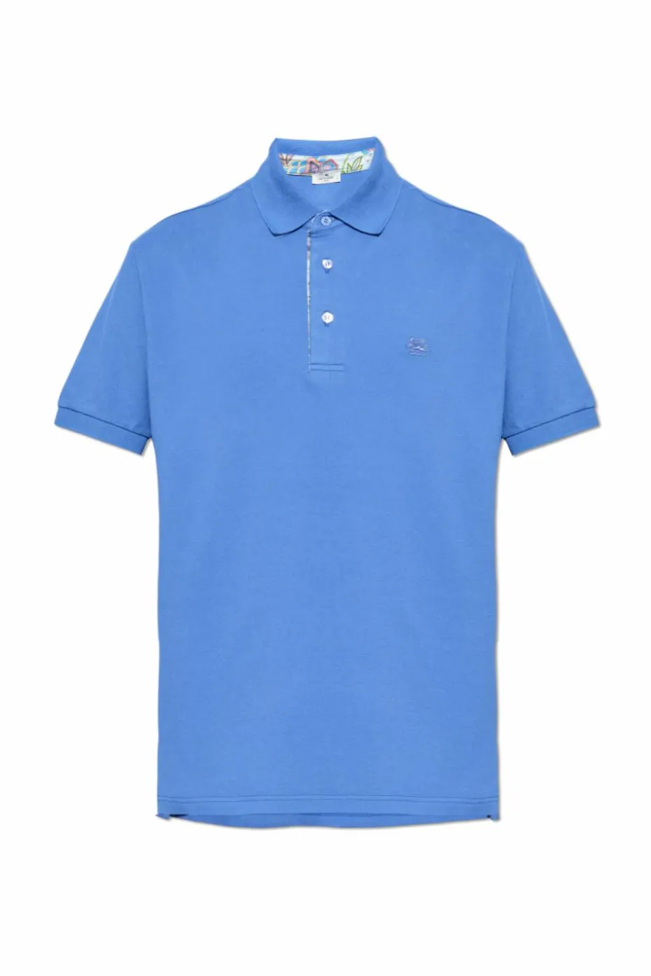 Etro NIEBIESKI Polo z wyszytym logo
