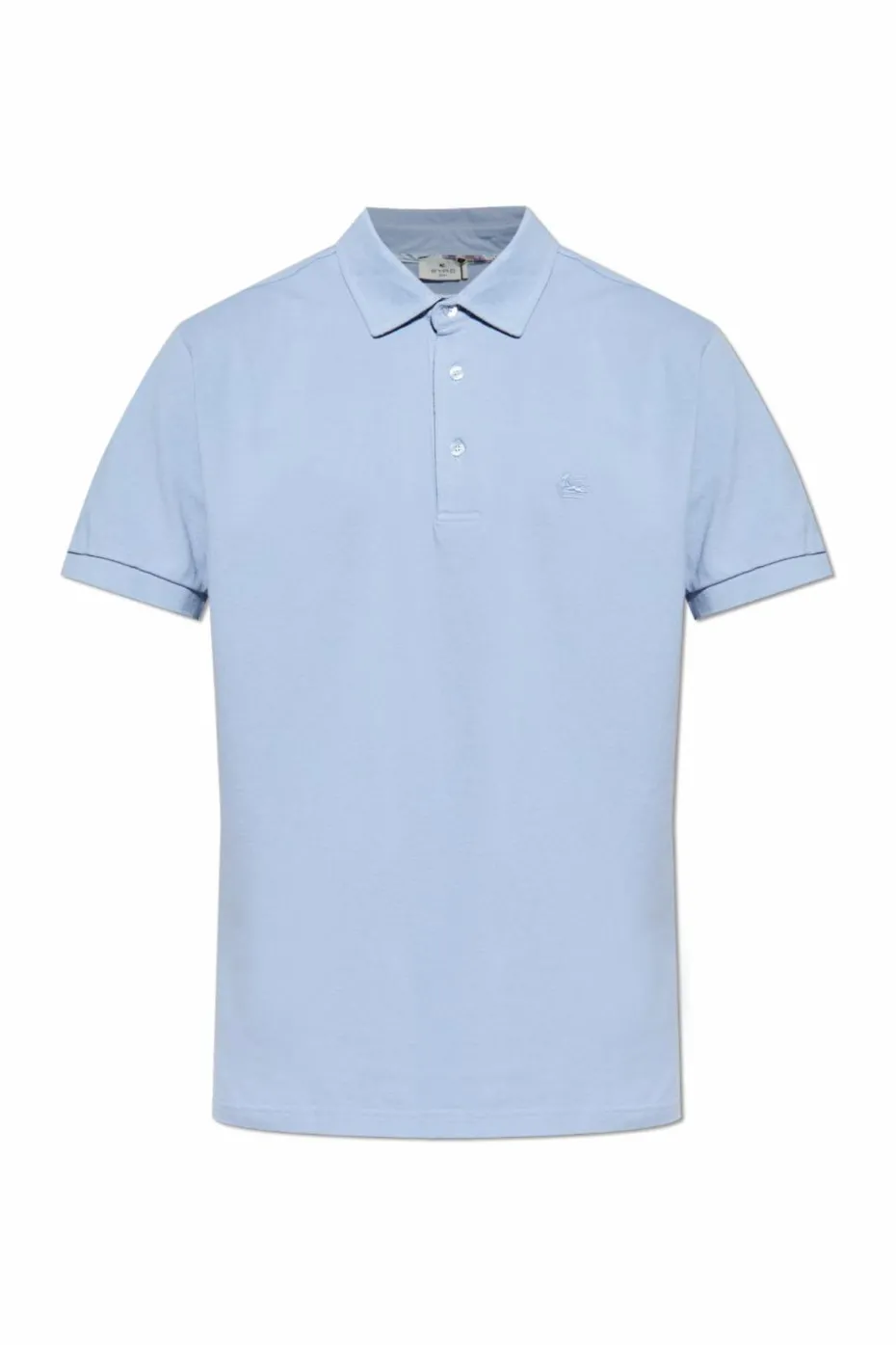 Etro NIEBIESKI Polo z wyszytym logo