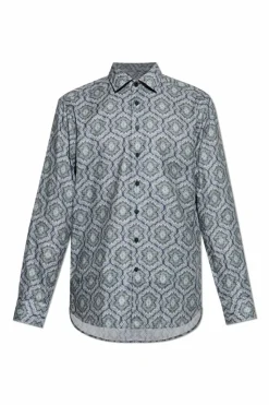 Etro NIEBIESKI Wzorzysta koszula