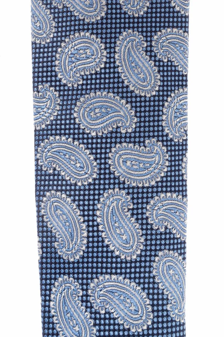 Etro NIEBIESKI Wzorzysty krawat
