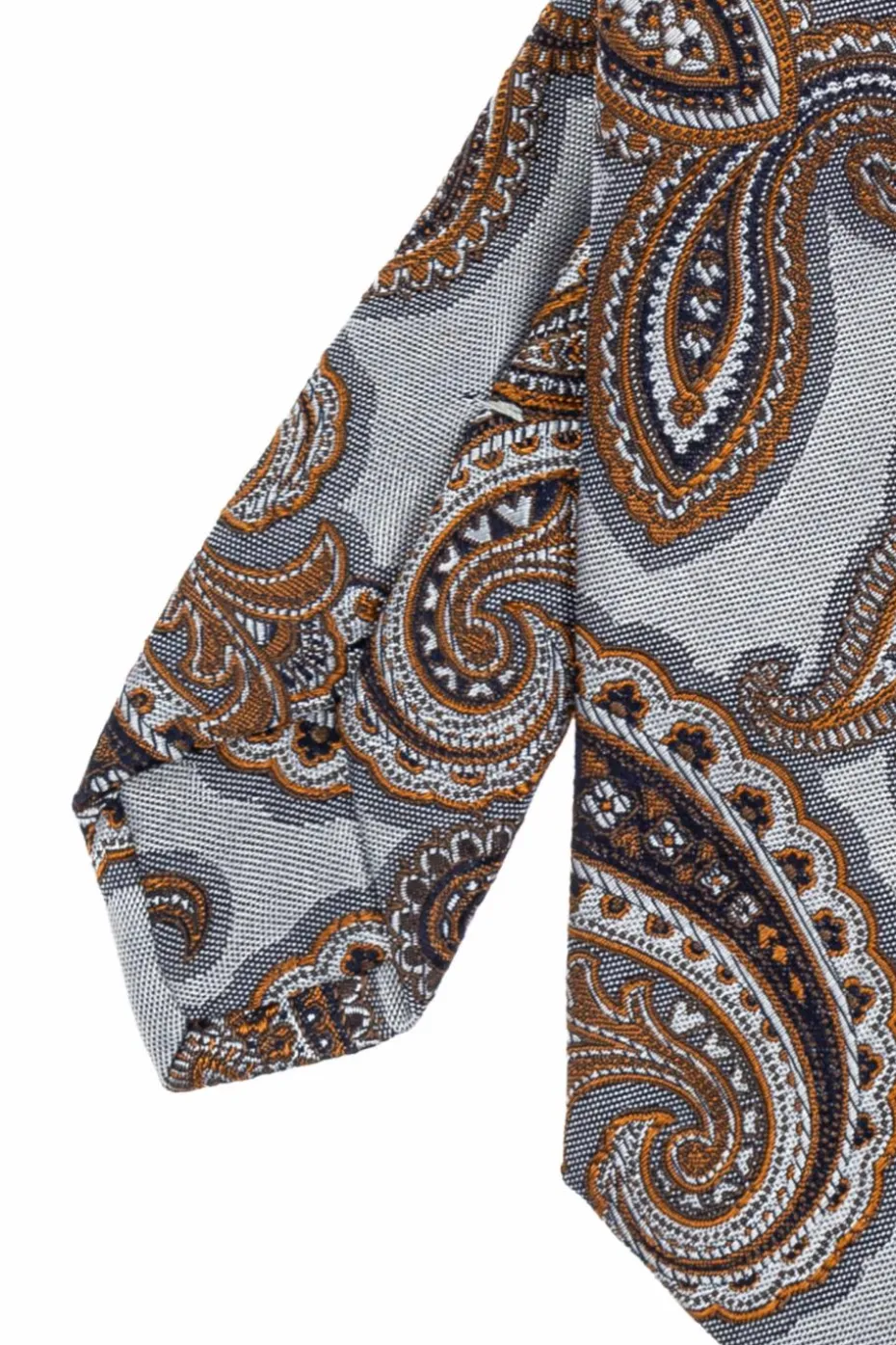 Etro NIEBIESKI Wzorzysty krawat