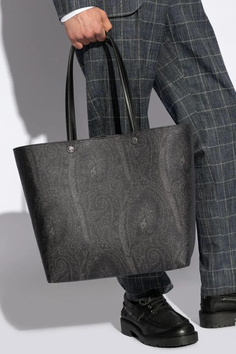 Etro SZARY Torba typu `shopper`