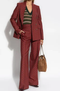 Etro ZIELONY Sweter w paski