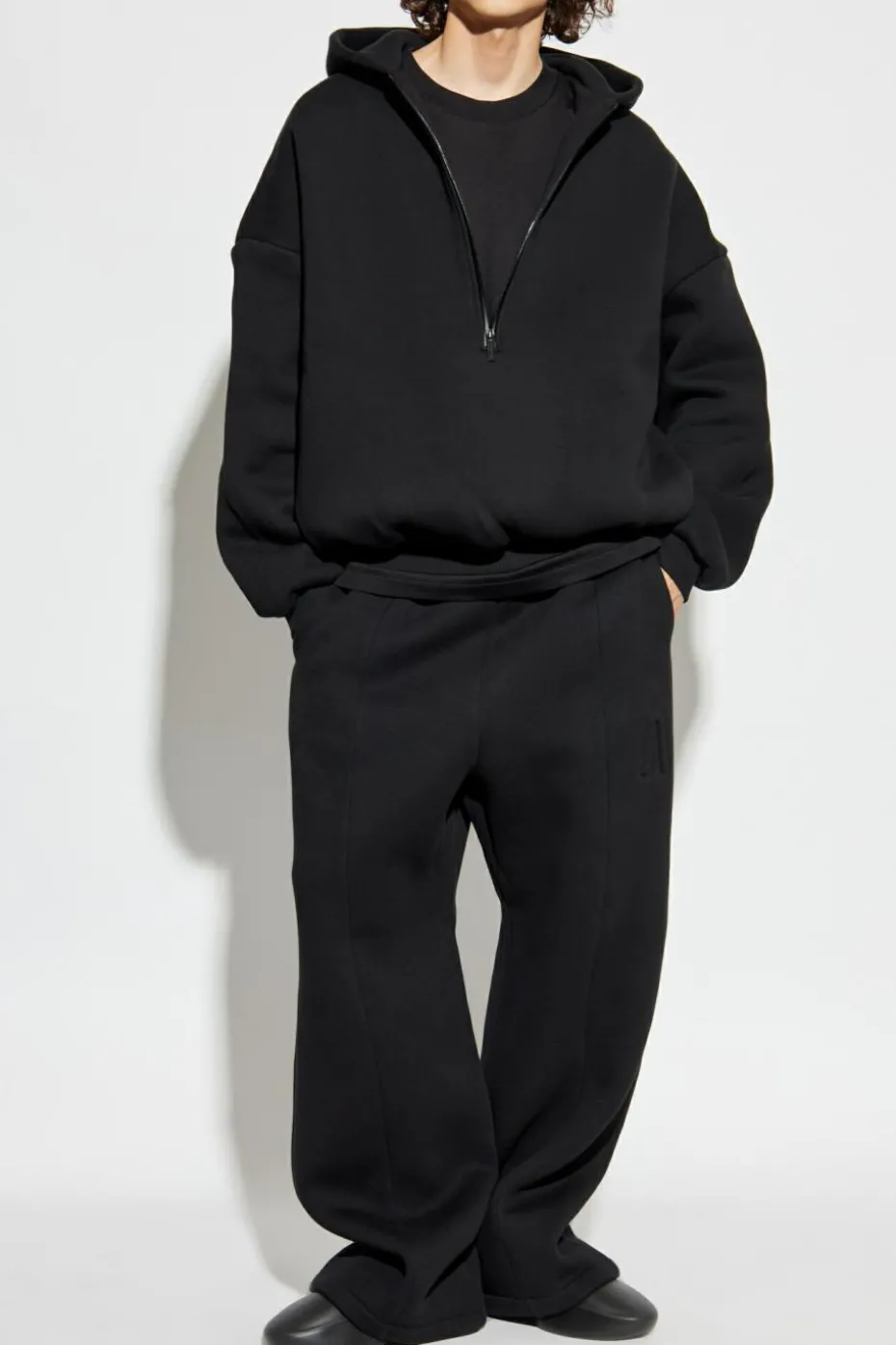 Fear Of God CZARNY Bluza z kapturem