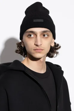 Fear Of God CZARNY Wełniana czapka