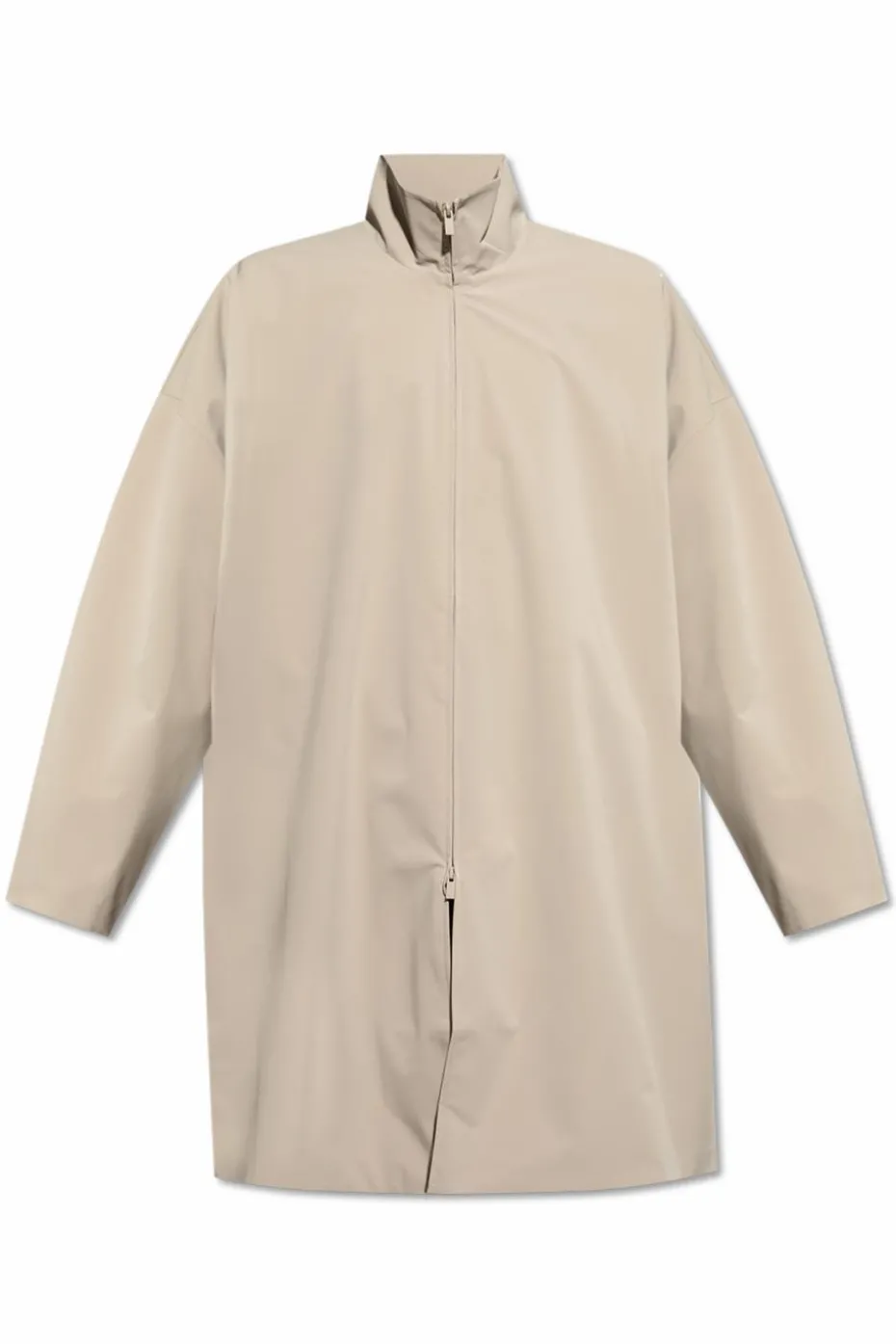 Fear Of God Essentials beżowy Płaszcz typu `oversize`