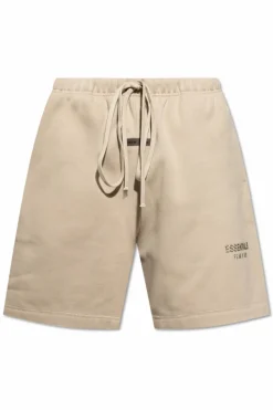 Fear Of God Essentials beżowy Dresowe szorty