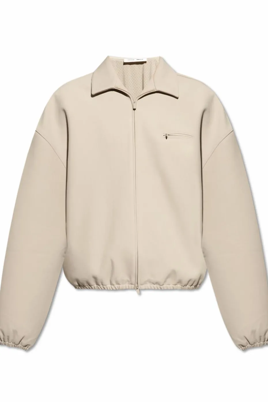 Fear Of God Essentials beżowy Kurtka z kołnierzykiem