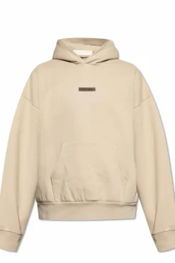 Fear Of God Essentials beżowy Bluza z logo