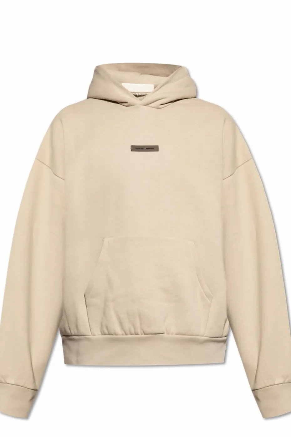 Fear Of God Essentials beżowy Bluza z logo