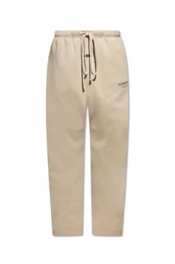 Fear Of God Essentials beżowy Dresowe spodnie