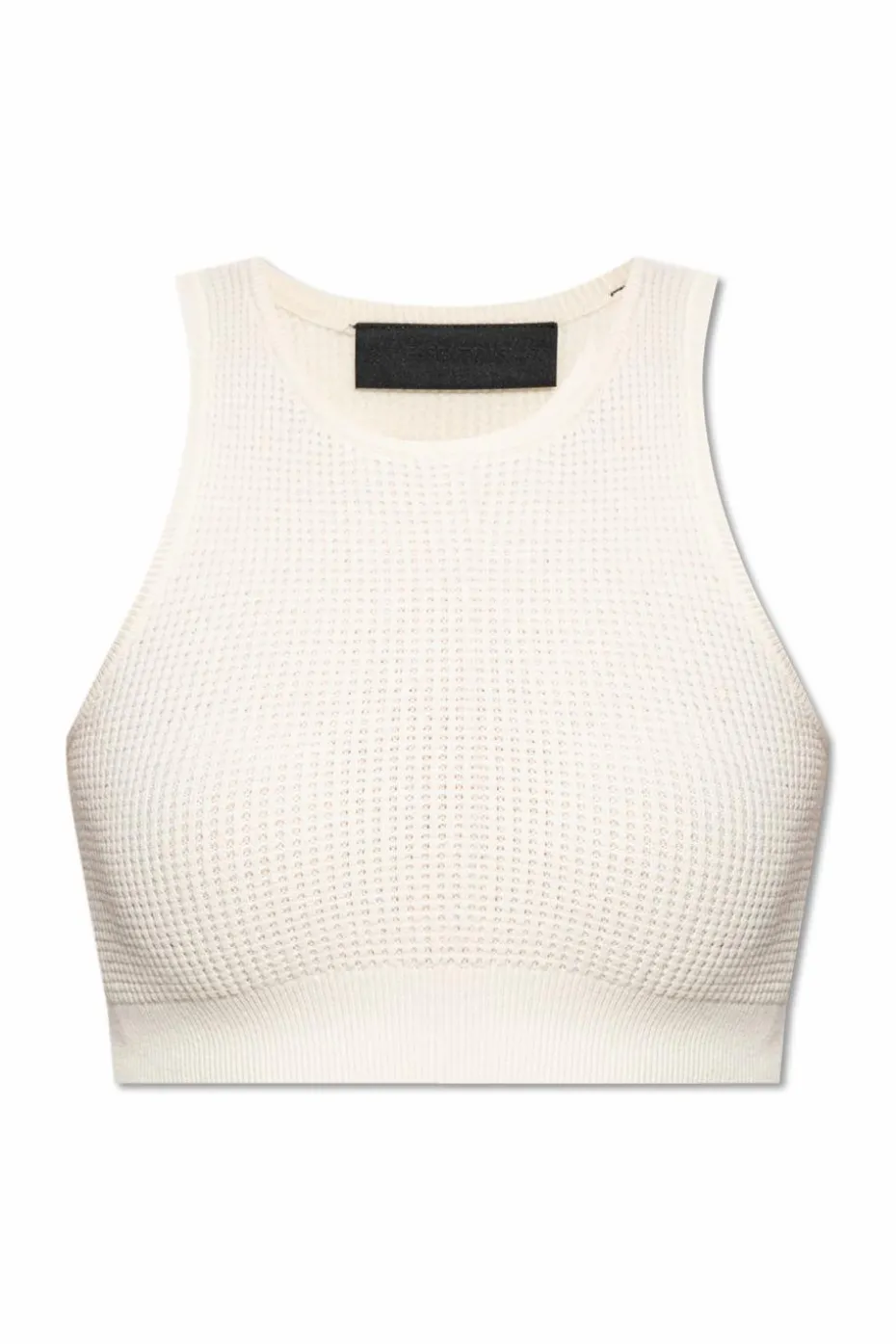 Fear Of God Essentials BIAŁY Prążkowany top