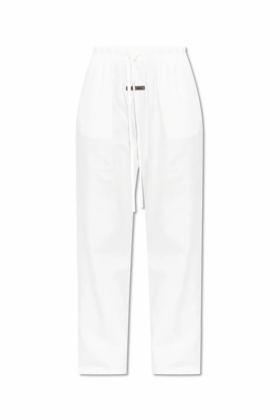 Fear Of God Essentials BIAŁY Bawełniane spodnie