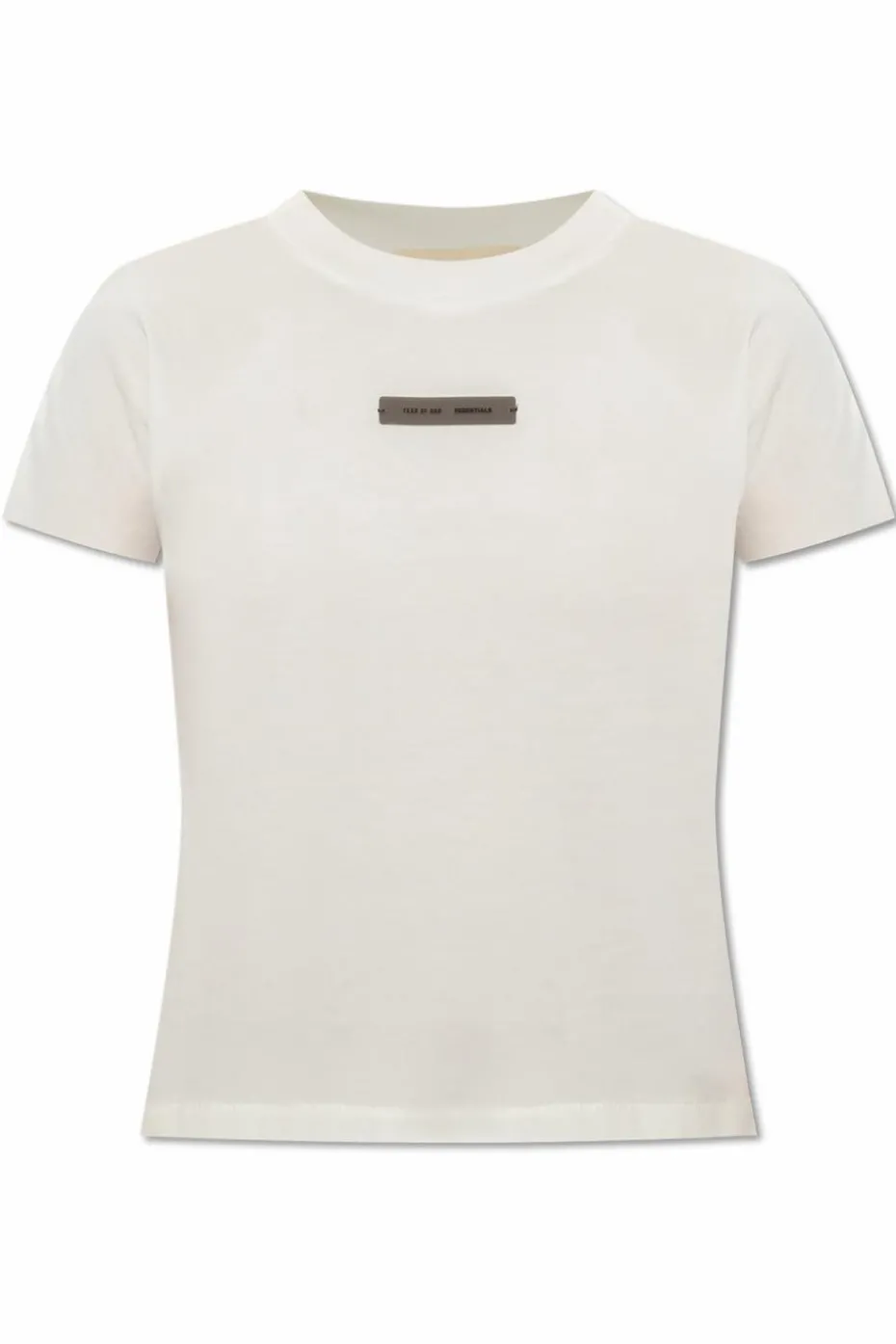 Fear Of God Essentials BIAŁY T-shirt z logo