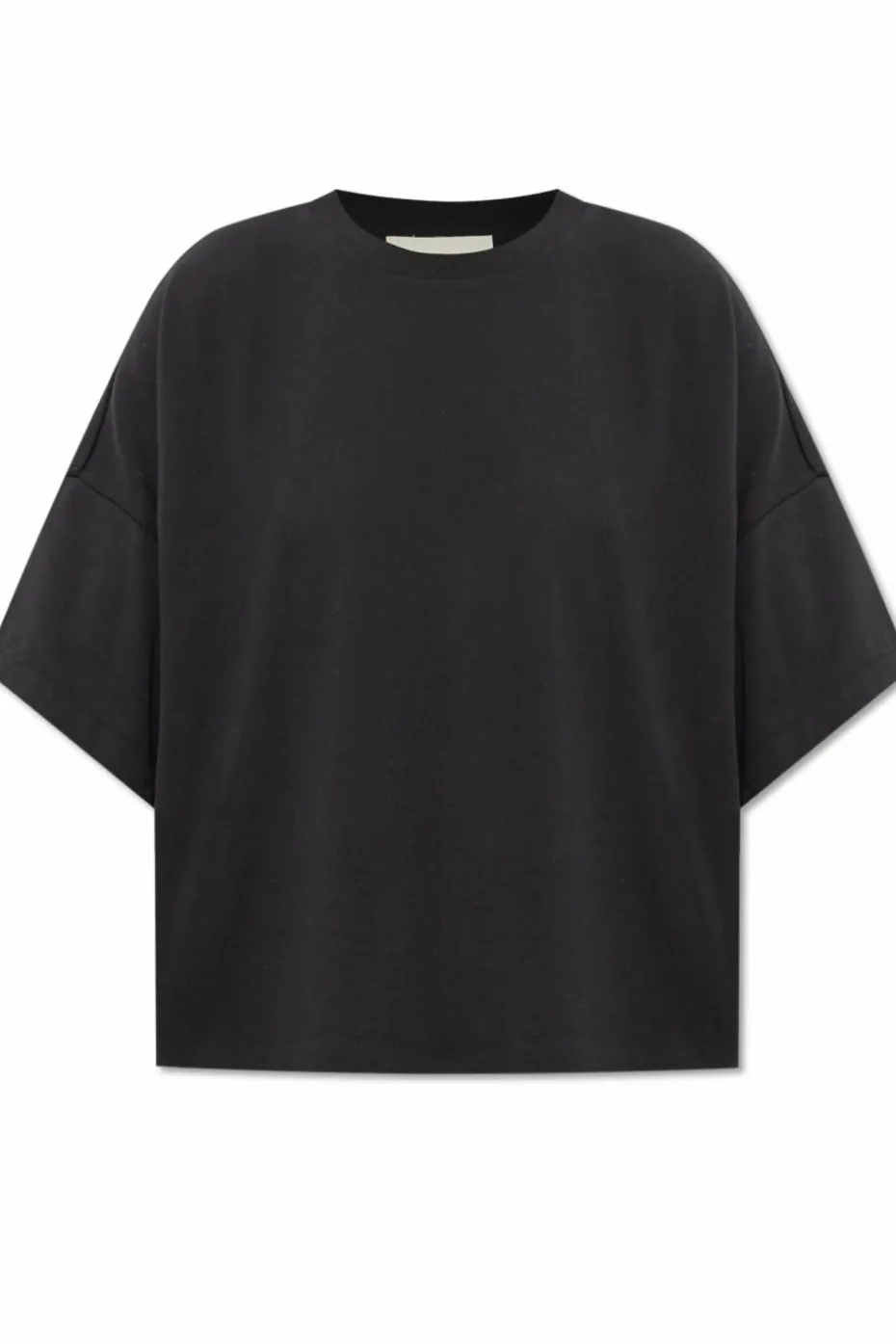 Fear Of God Essentials CZARNY T-shirt typu `oversize`