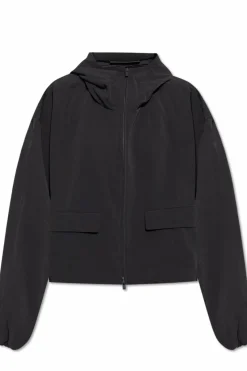 Fear Of God Essentials CZARNY Kurtka z kapturem