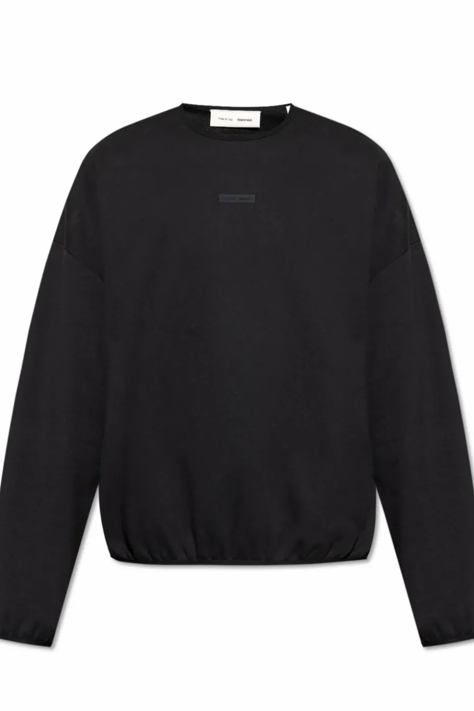 Fear Of God Essentials CZARNY Bluza typu `oversize`