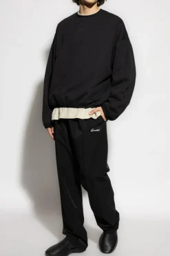 Fear Of God Essentials CZARNY Bluza typu `oversize`
