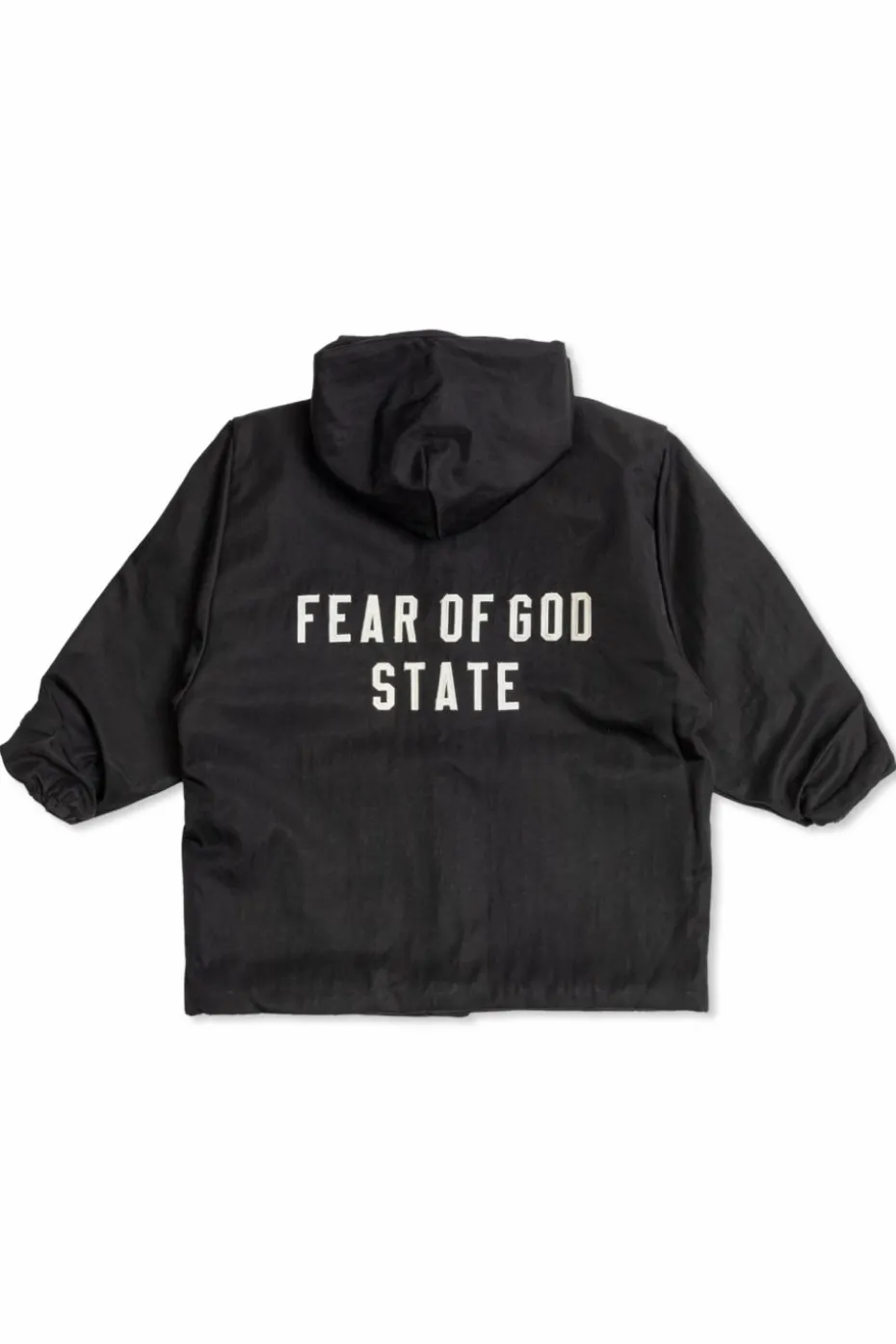 Fear Of God Essentials Kids CZARNY Kurtka z logo