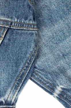 Fear Of God Essentials Kids NIEBIESKI Jeansowa kurtka