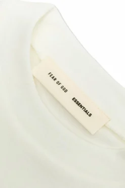 Fear Of God Essentials Kids BIAŁY T-shirt z logo