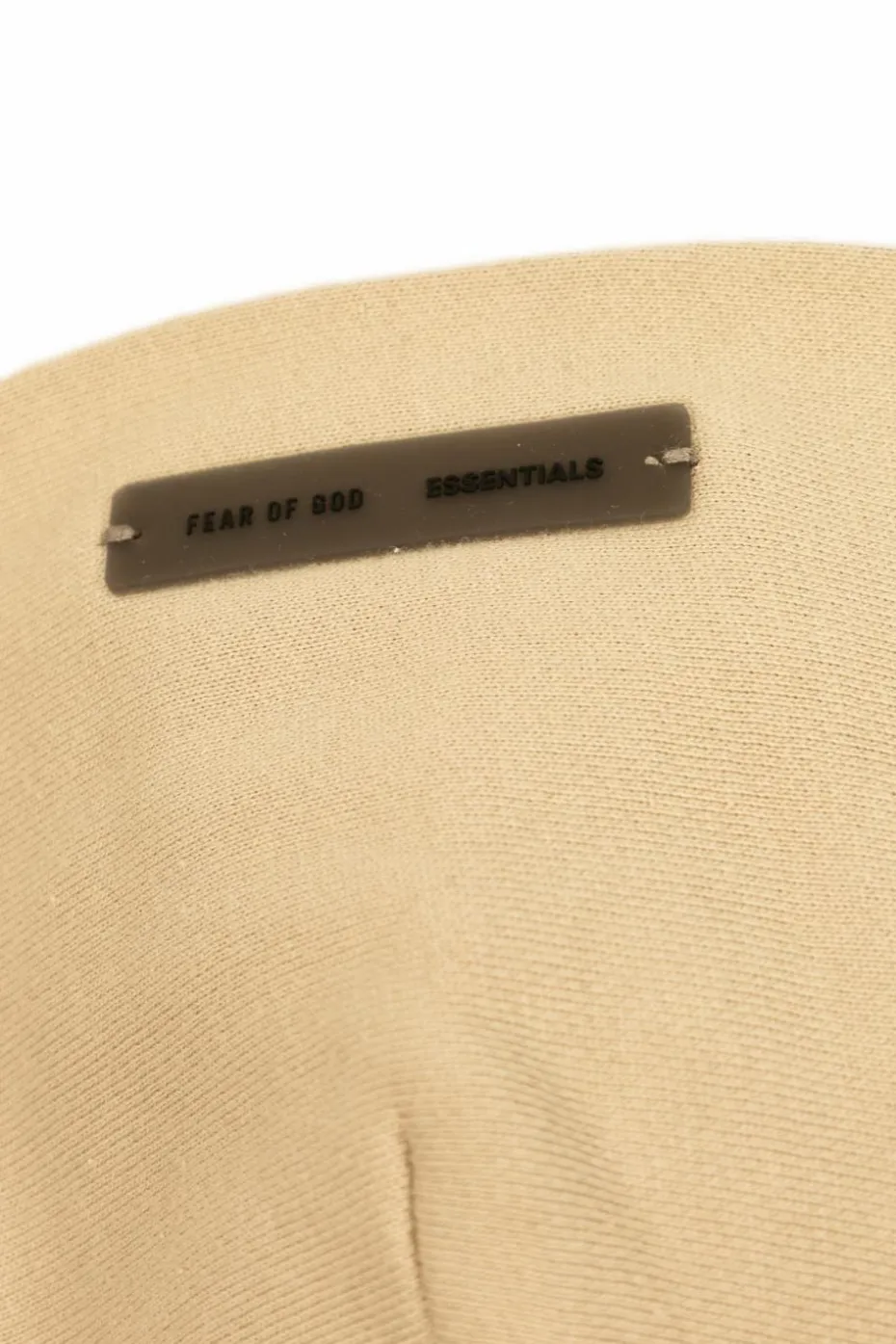 Fear Of God Essentials Kids beżowy Bluza z logo
